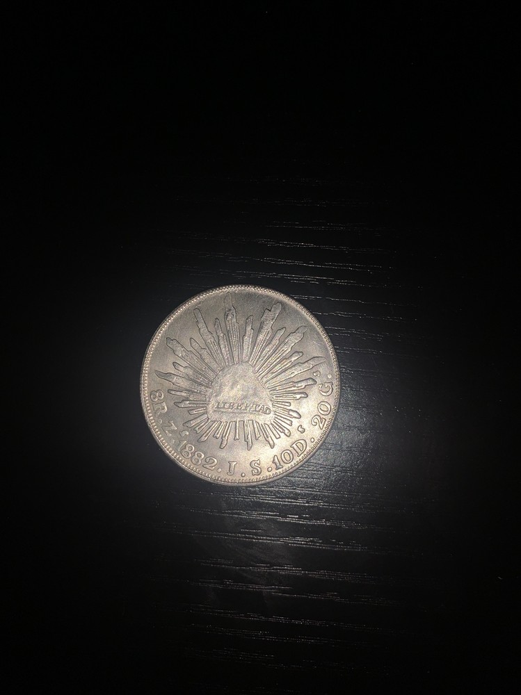 1882 Mexican Republic Coin