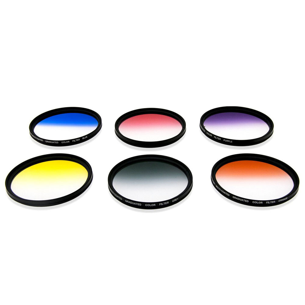 Vivitar 72mm Rotating Graduated 6pc Filter with Top Accessory Bundle