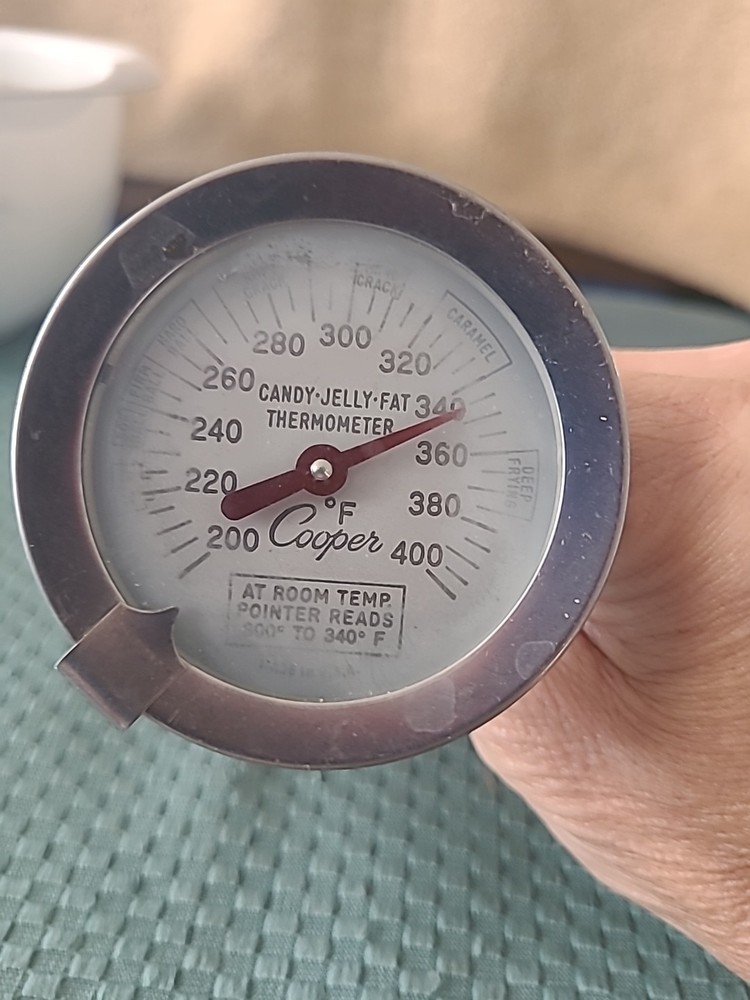 VINTAGE COOPER CANDY, JELLY, FAT THEROMETER (BIN QQ)
