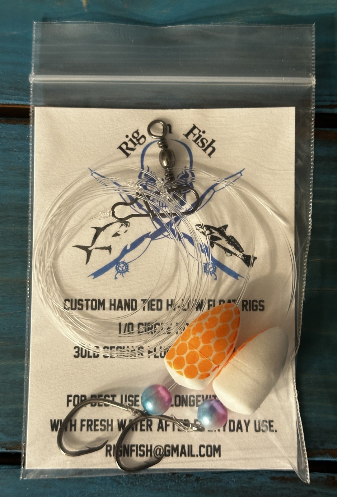 Premium Pompano Rig "Sand Flea-Coquina Clam" Fishing Rigs Pompano Whiting Spots