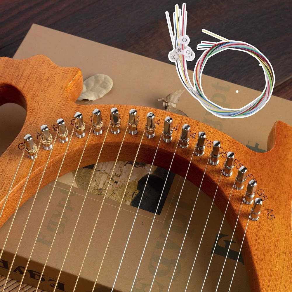 10x Lyre Harp Nylon String Set for 10-String Lyre Accessory