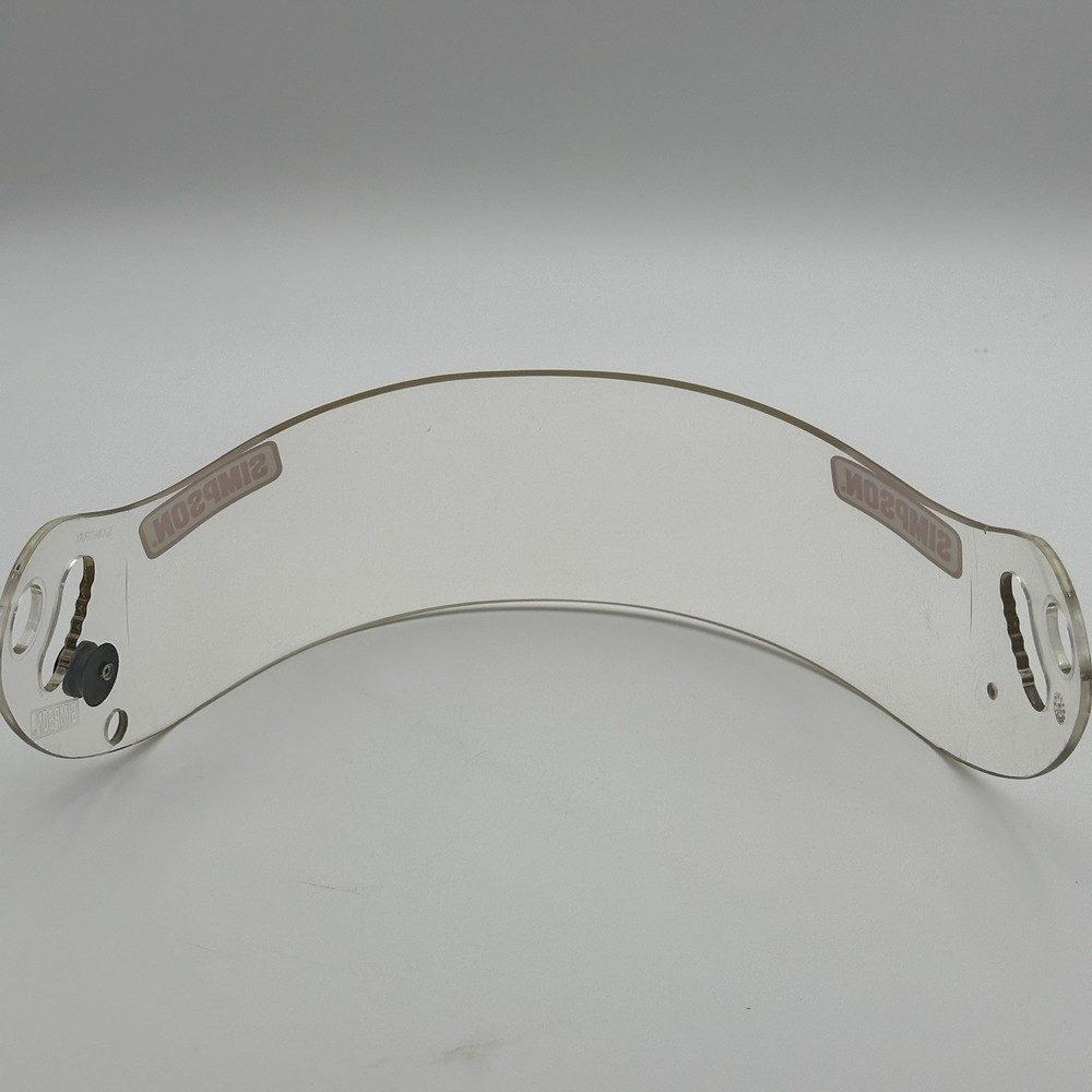 Simpson Racing StingRay Helmet Shield Clear Pre Owned