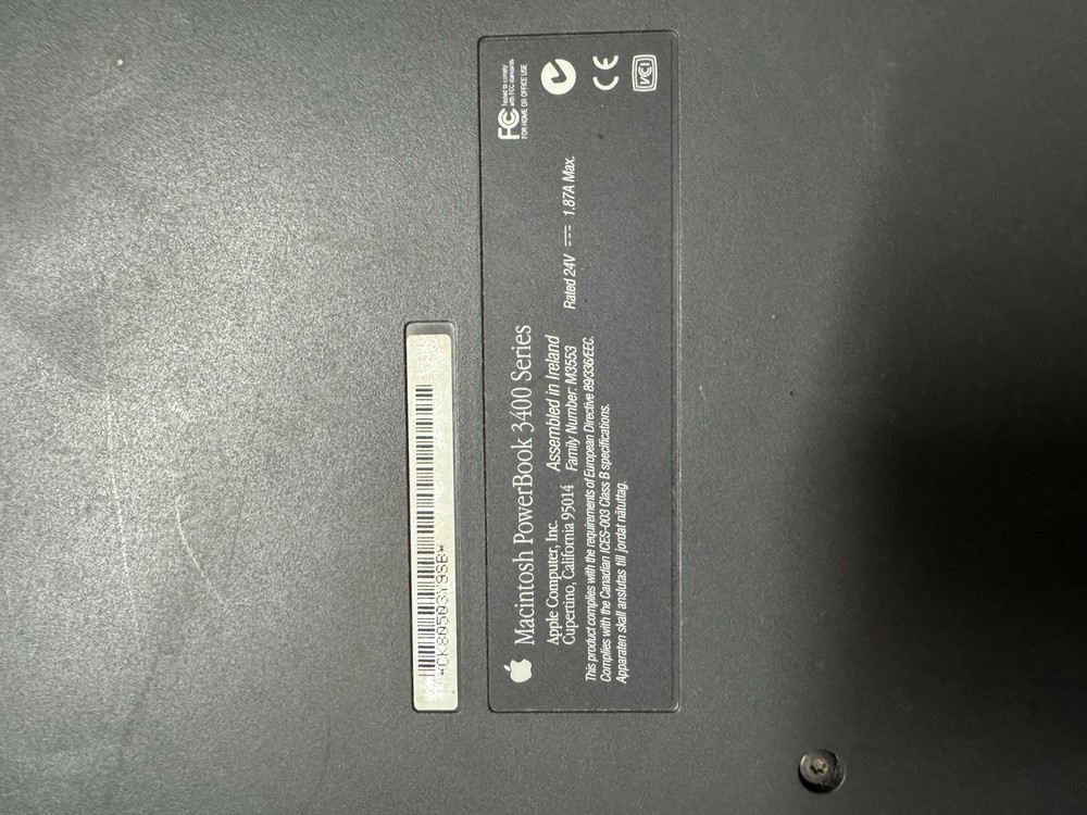 Apple Macintosh PowerBook 3400 Series