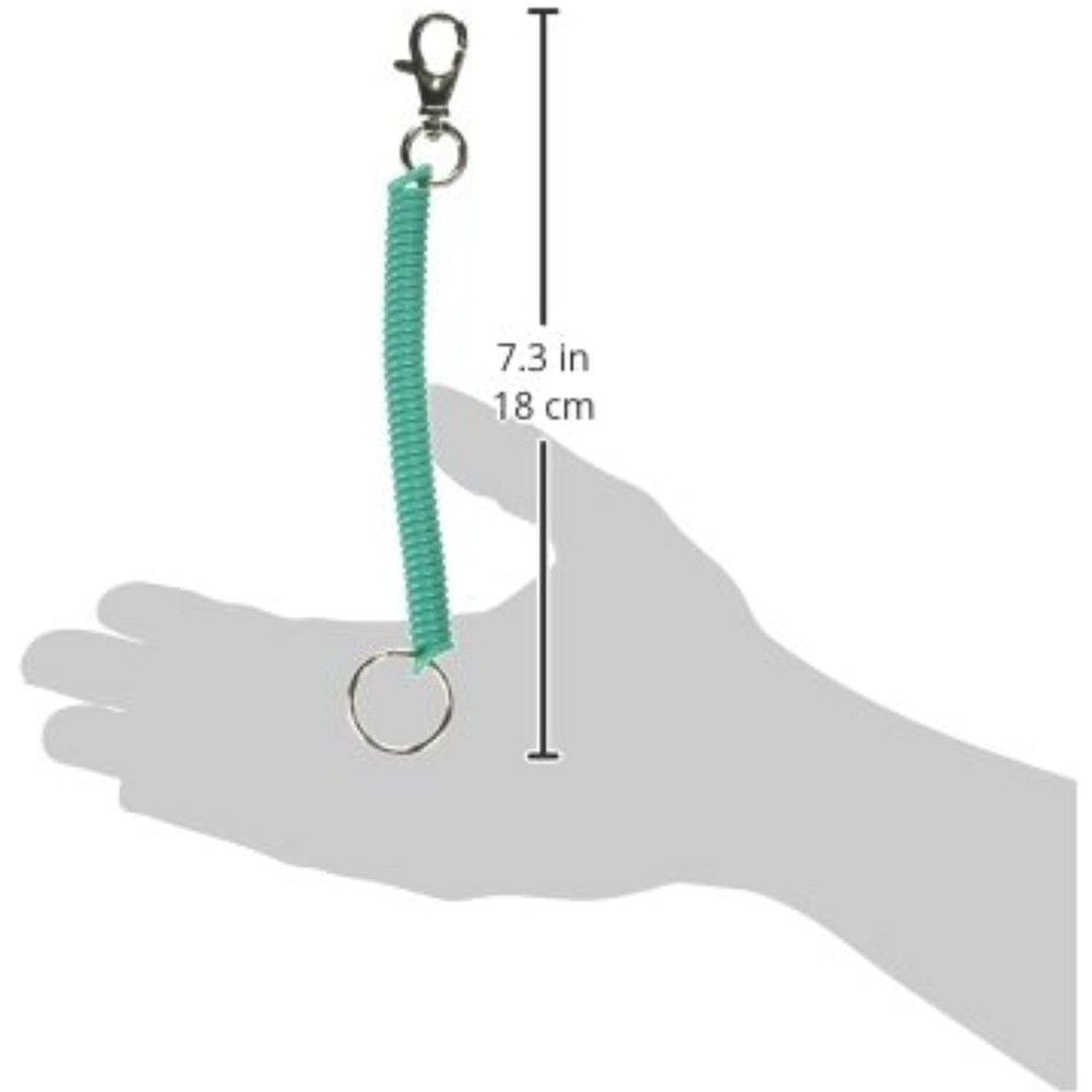 HY-KO PROD Office Storage Accessory Coiled Key Ring/Clip (KC156)