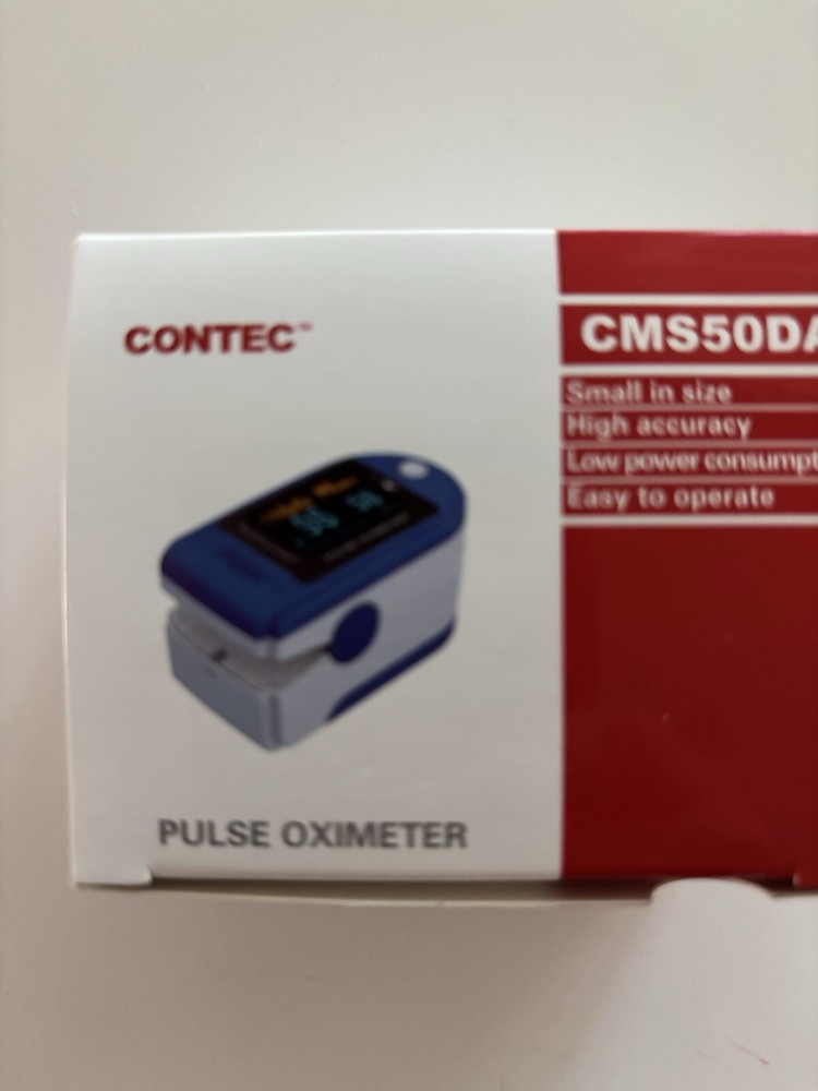 NEW! Contec Pulse Oximeter CMS50DA • New In Box as Shown