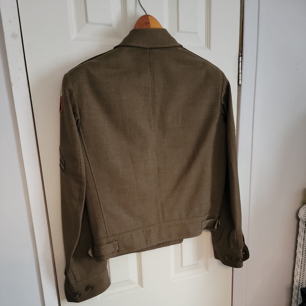 WW2 Occupation US Army EM Ike Jacket, Army Service Forces