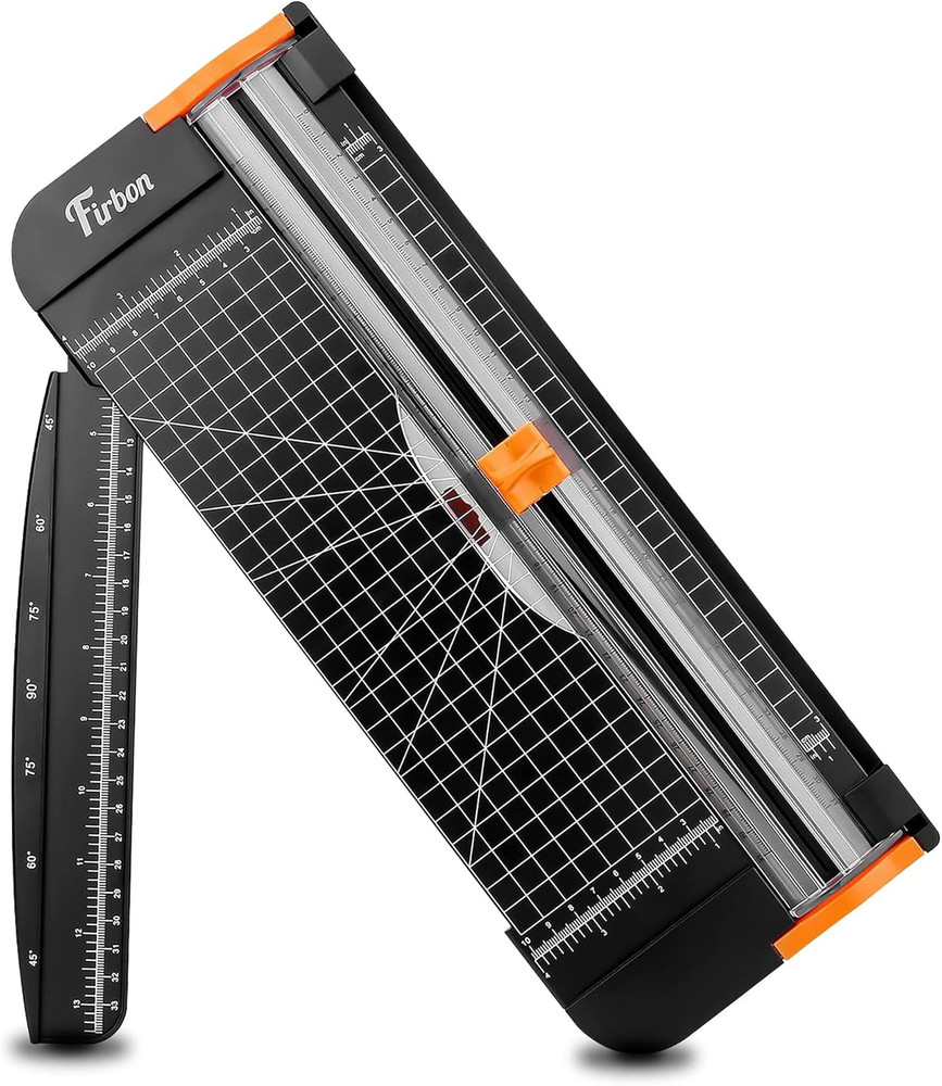 A4 Paper Cutter 12 Inch Titanium Paper Trimmer Scrapbooking Tool with Automatic