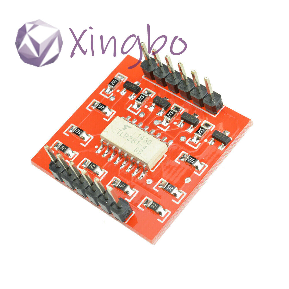 TLP281 Channel Optical Coupler Isolation Module High/Low Level Expansion Board