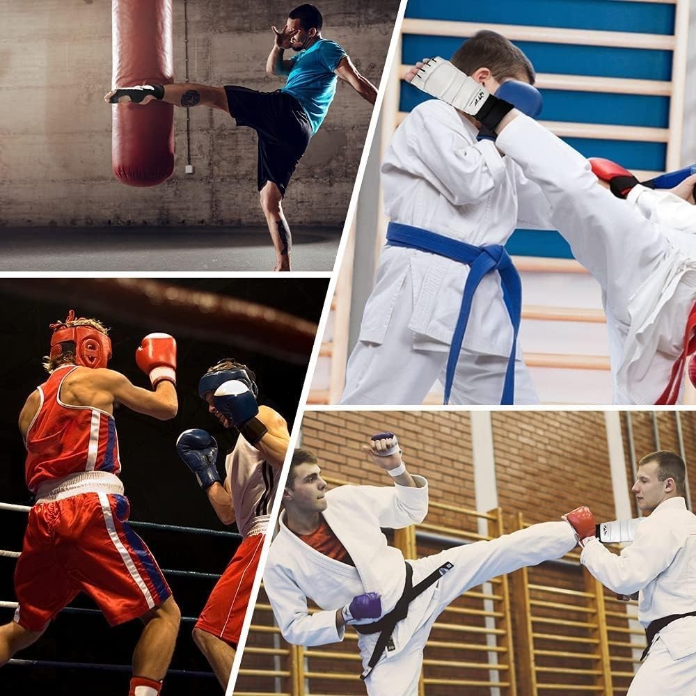 Synthetic Foot Protector for Martial Arts - Comfortable & Protective Fit