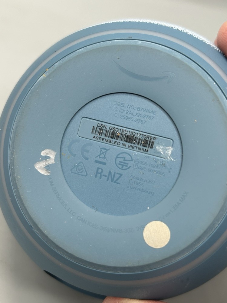 Amazon Echo Dot (4th Gen)(B7W64E) Twilight Blue - Tested