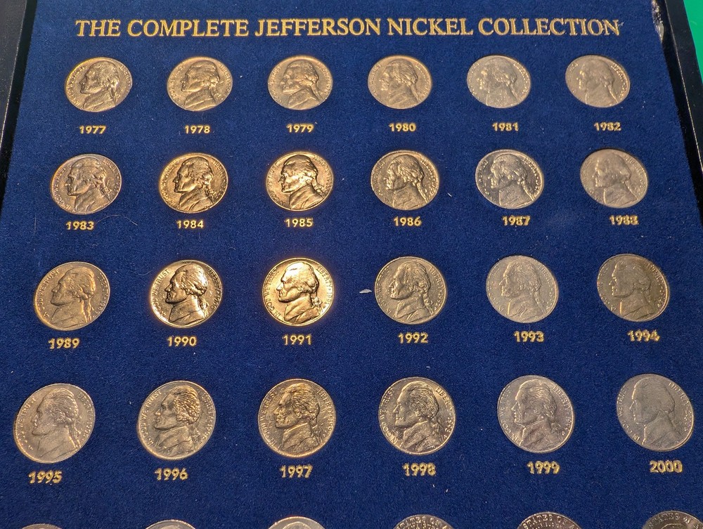 Complete Full Jefferson Nickel Folder Set 1938-2013
