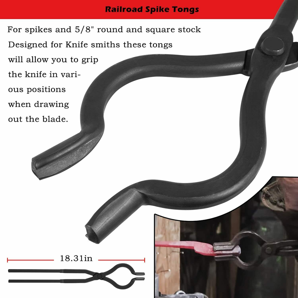 Blacksmith Tongs Set Expert Replacement Tongs / Blacksmith Starter Tool Hook Jig