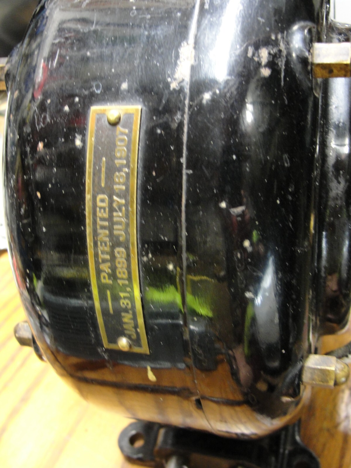 Antique Holtzer Cabot Type 2 Electric Pancake Motor 1200rpm 1/8hp working cond.