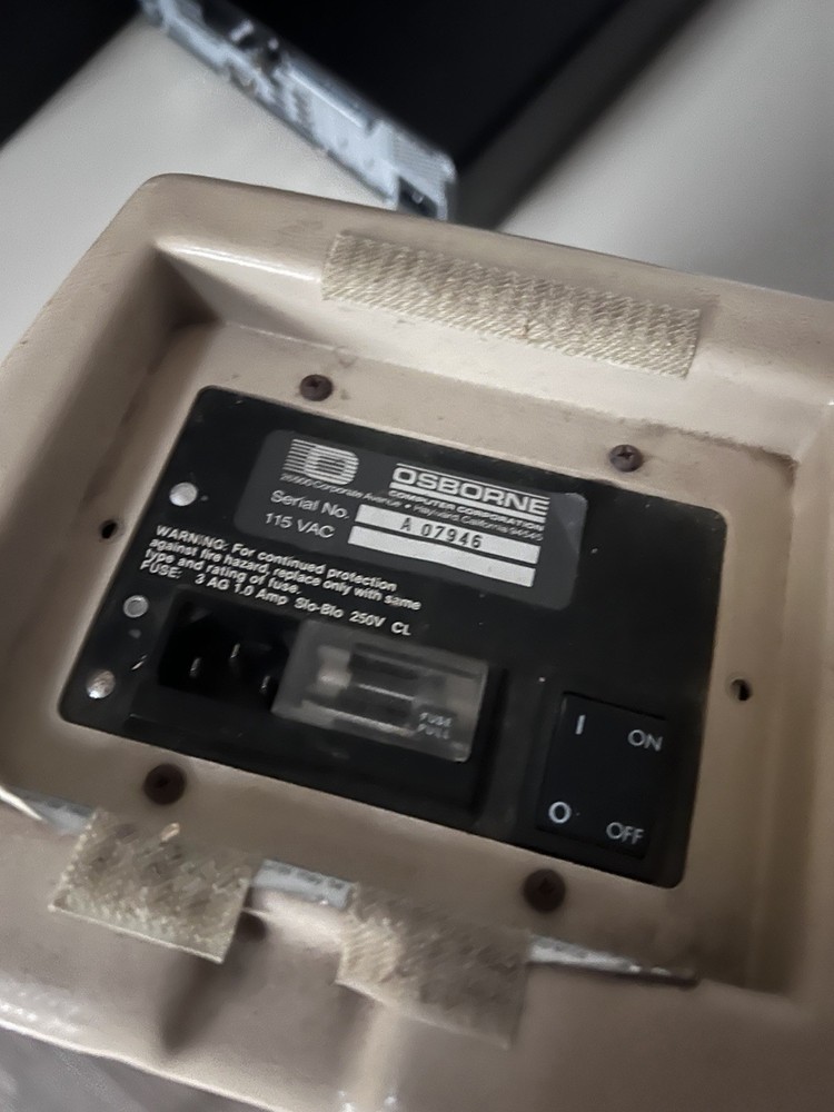 Vintage Osborne 1 Portable Computer - Untested - Powers On