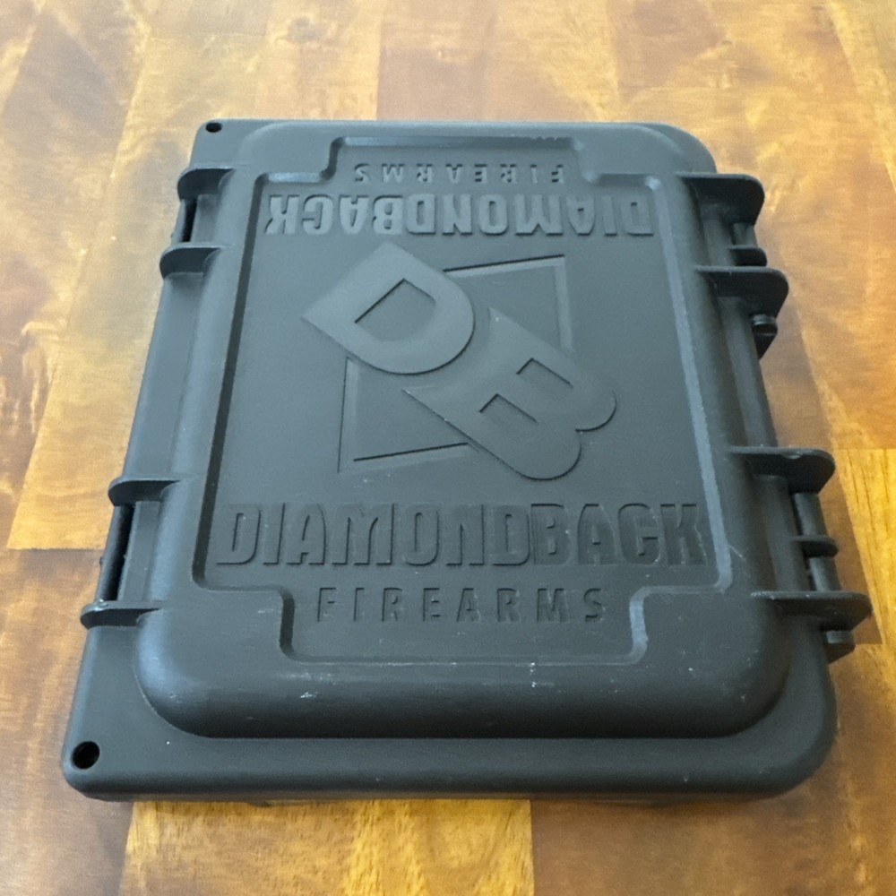 Diamondback Firearms Pistol Box Durable Black Case w/ Foam