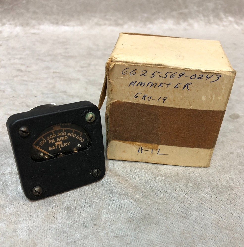Vintage PA Cathode Meter w/ box