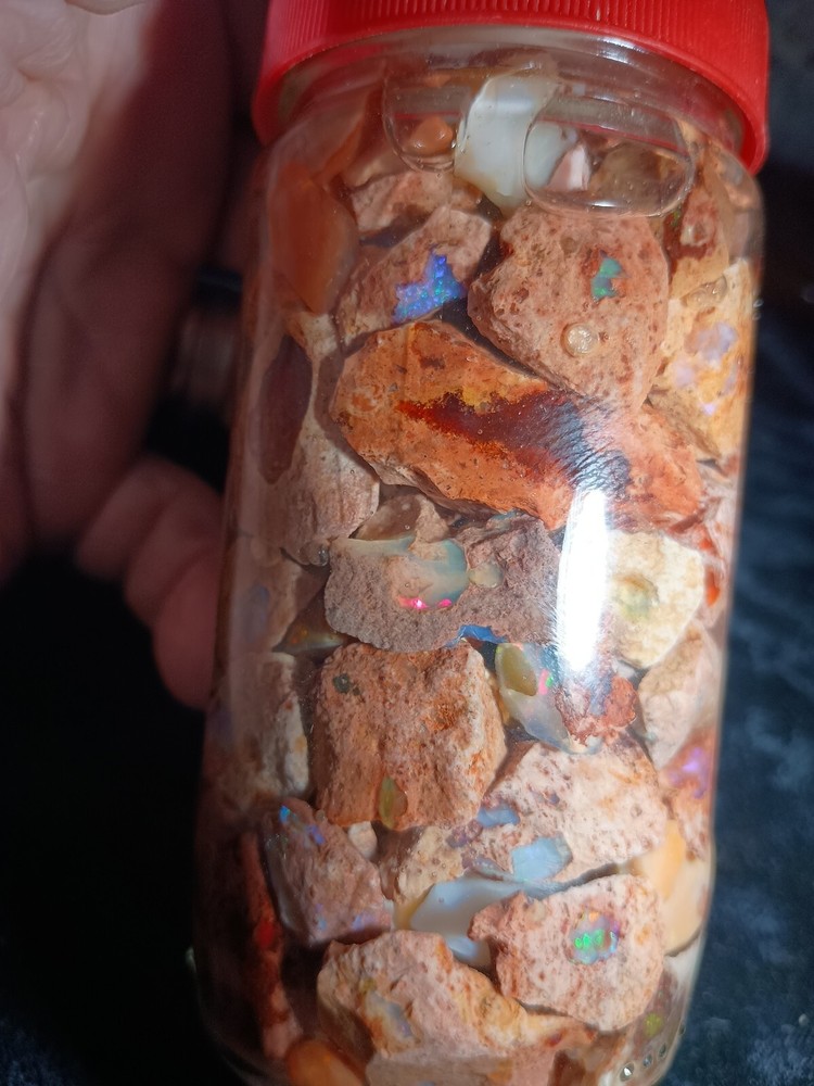Fire Opal Rough Jalisco Mexico 387 grams