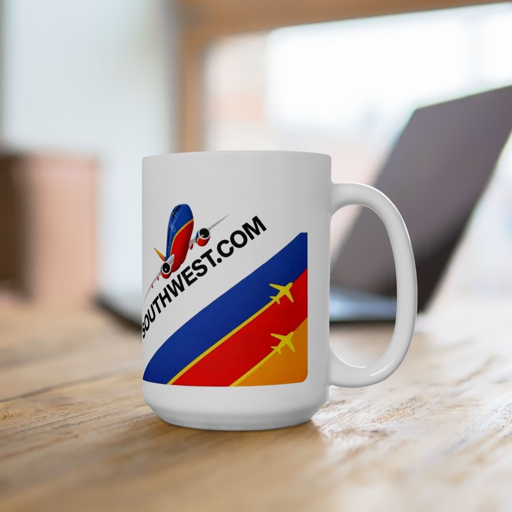 Southwest Airline Mug | Ceramic Coffee Cup