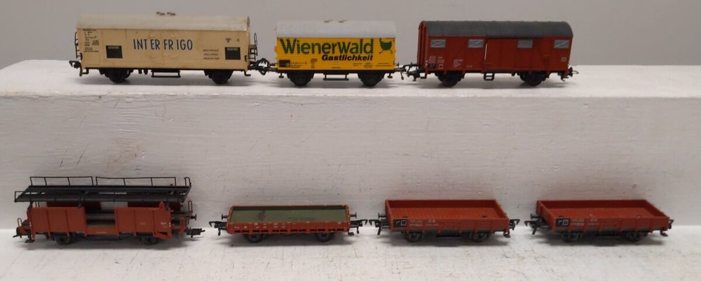 Fleischmann HO Scale Assorted Freight Cars [7] EX