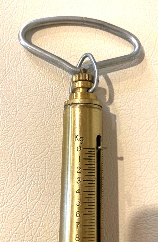 Chatillon IN-50 Brass Linear scale, 50lb x 8oz.