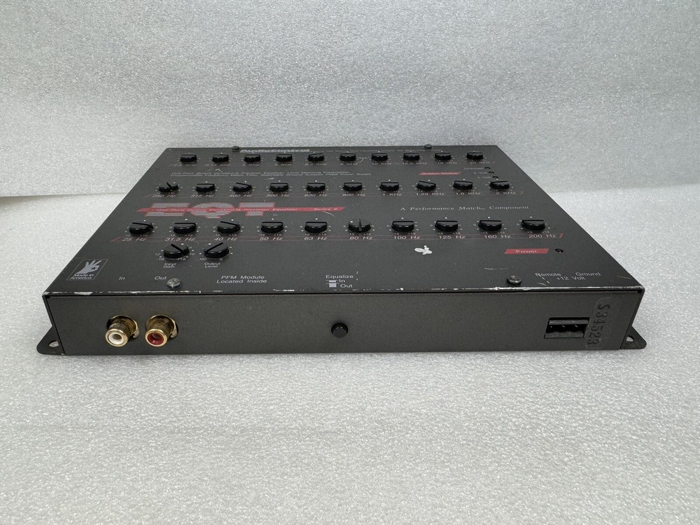 AudioControl EQT Series II One-Third Octave Constant-Q Precision Equalizer