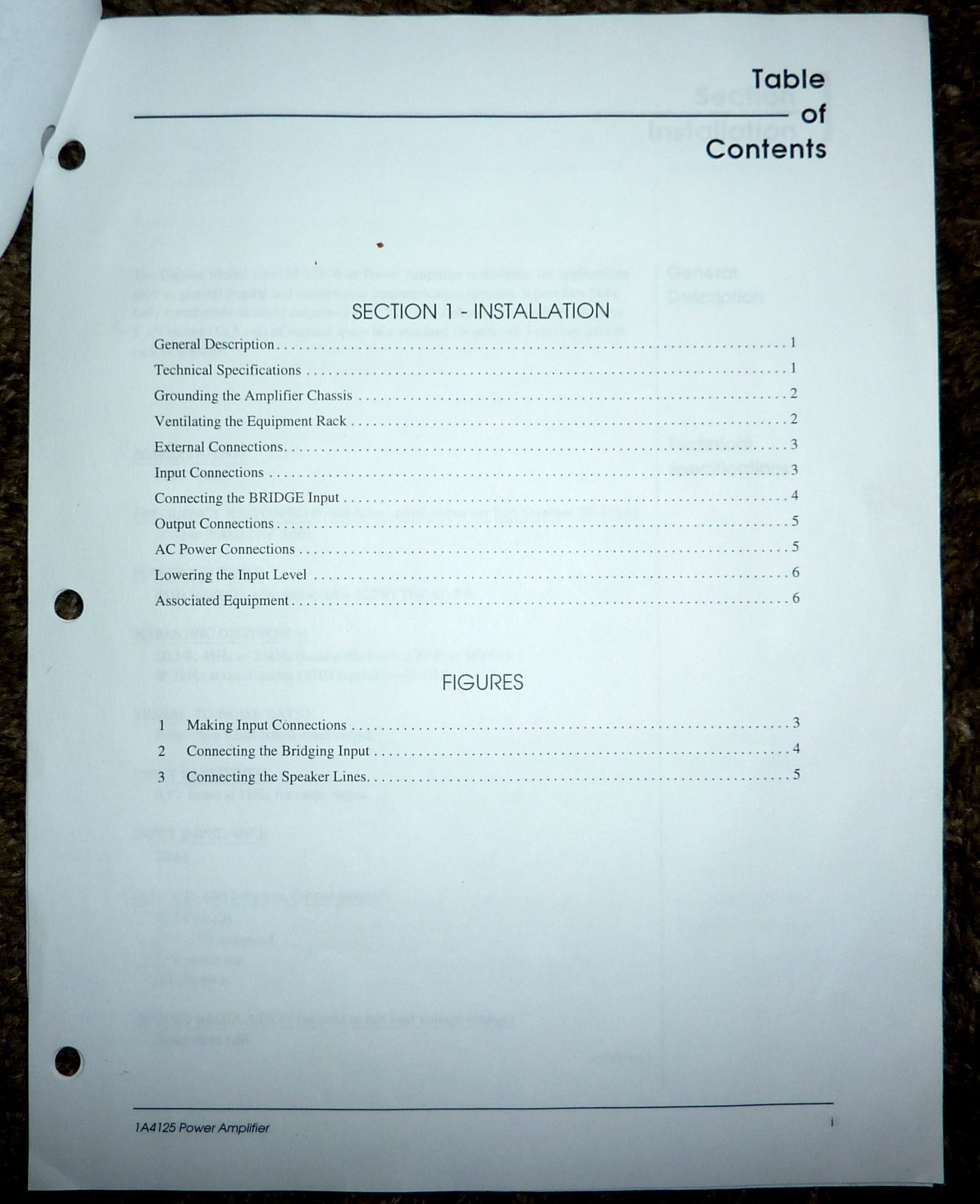 Dukane Model 1A4125 Power Amplifier 125W NOS w/ Manual