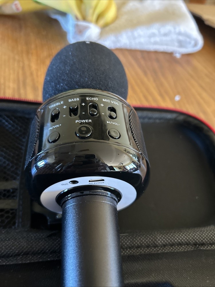 WIRELESS BLUETOOTH KARAOKE MICROPHONE E106 2.0 With Case