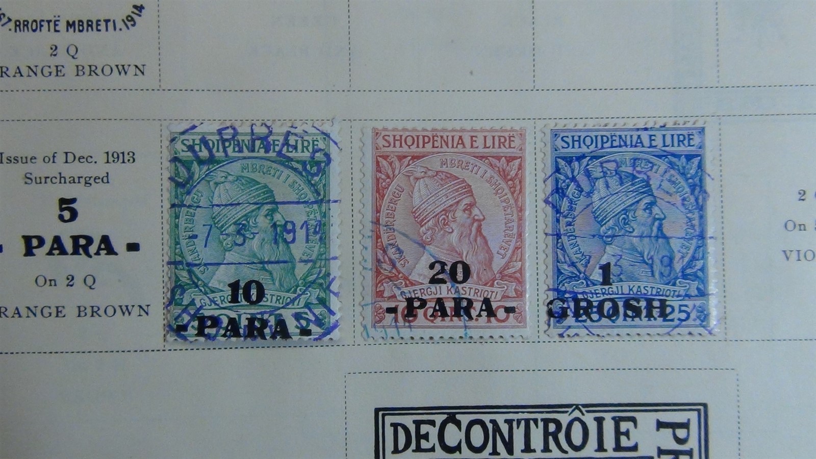 Stampsweis WW collection in Brown Scott Int'l 1901-1920 est 2715 stamps