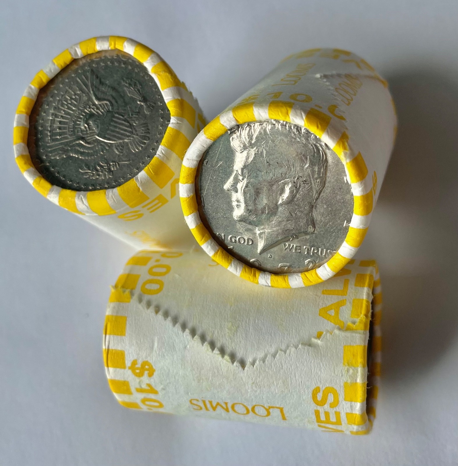 Kennedy Half Dollar Rolls UNOPENED UNSEARCHED - UNBEATABLE PRICE!!!