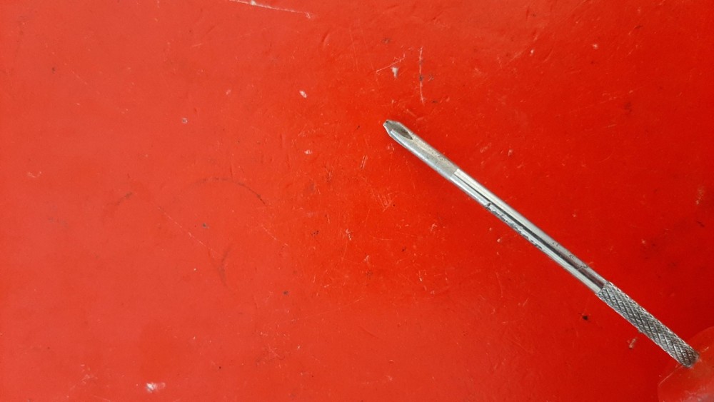 Snap-on Tools SGDP300A #0 Phillips Screwdriver Red Soft Grip Handle Engraved