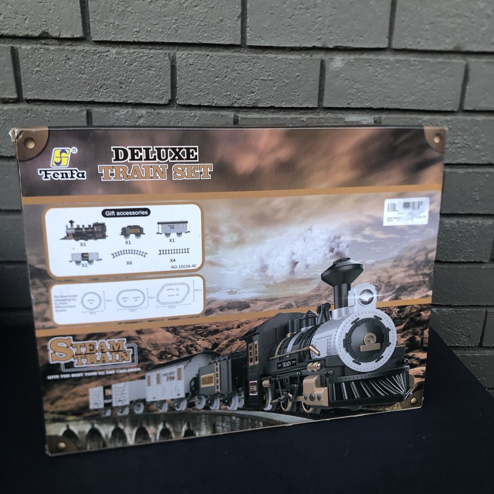 Fenfa Steam Train Deluxe Train Set Open Box