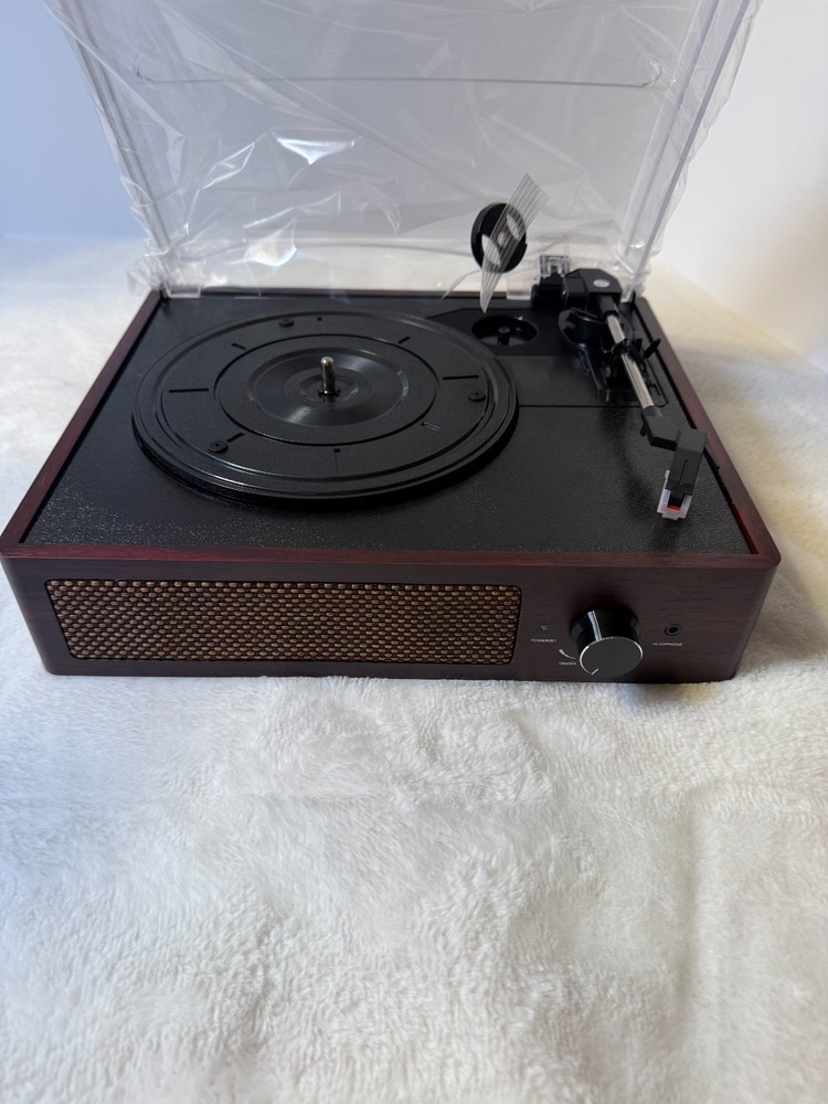Vinyl Retro Record Player Turntable Built-in Bluetooth Receiver & 2 Speakers....