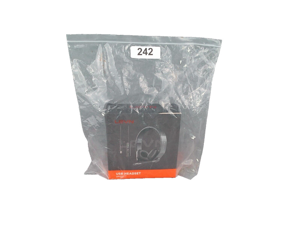 LEVN Wired Headset, USB Headset with Microphone for PC UH001