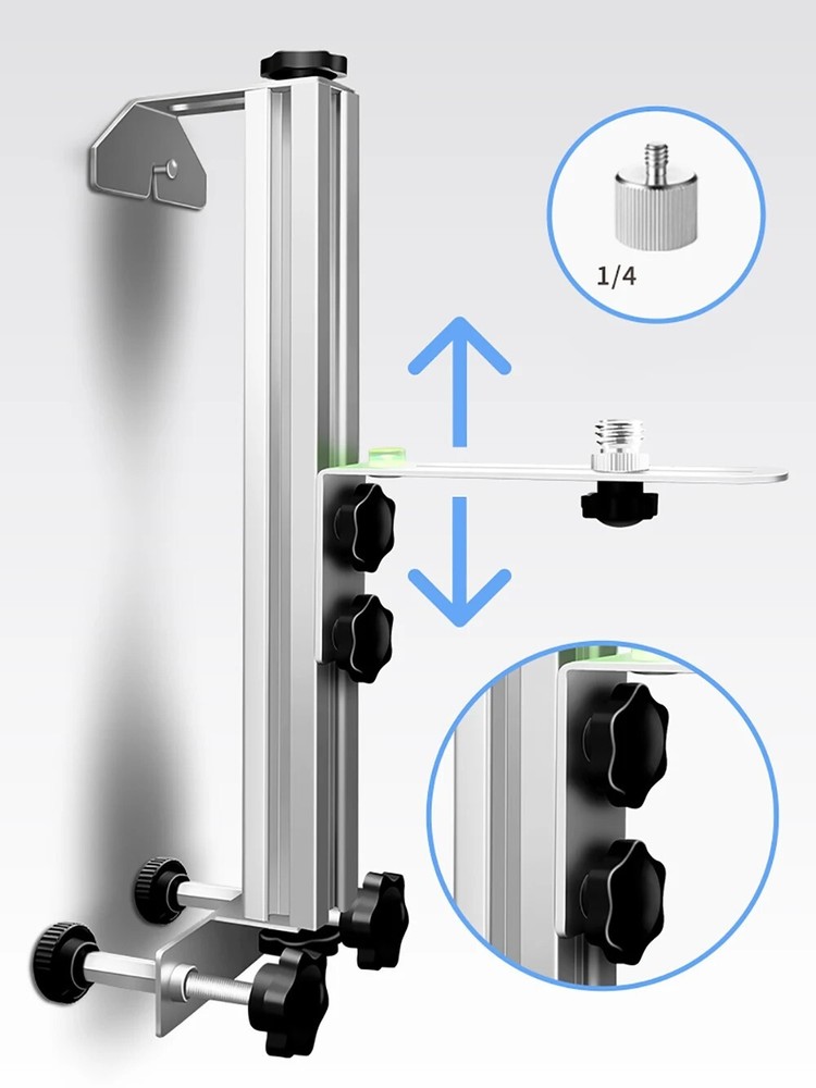 New 30CM Laser Level Wall Mount Bracket Adjustable Multi-Functional Laser Holder