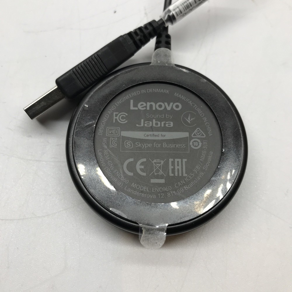 Lenovo Pro Wired Stereo VOIP Headset Controller Model ENC060