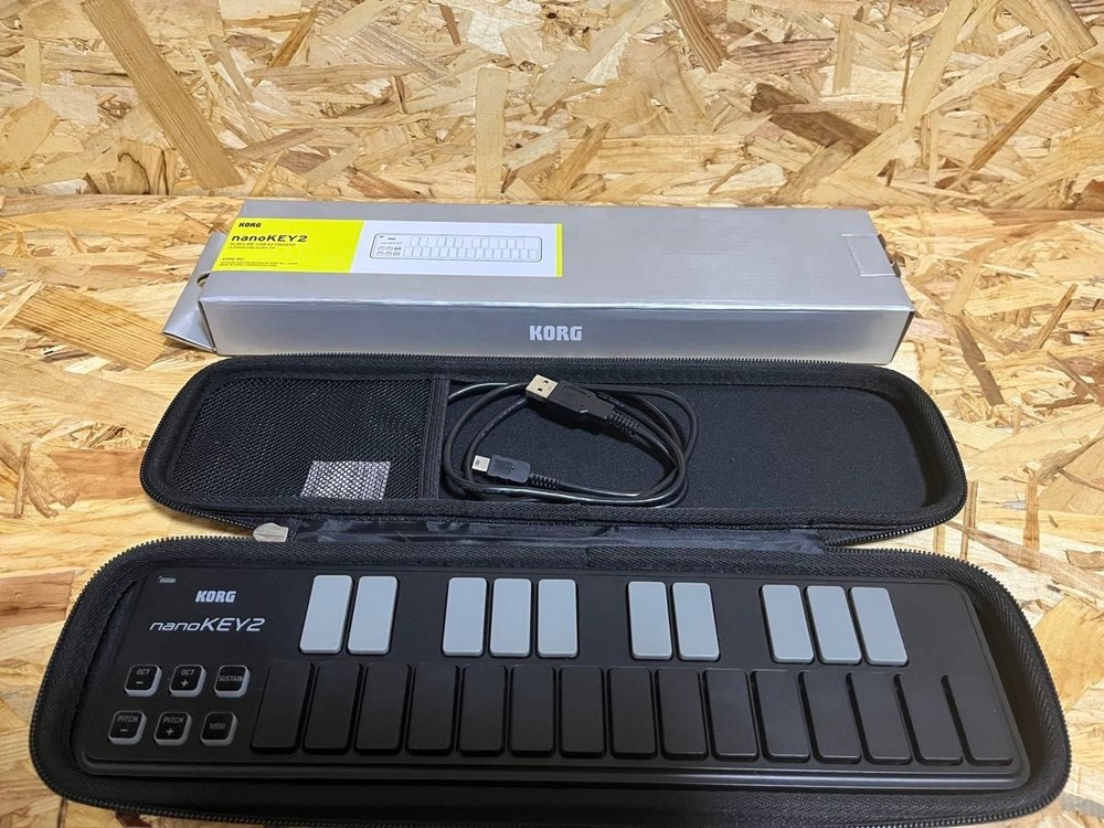 KORG nanoKEY2 USB MIDI Keyboard Controller Black With Case