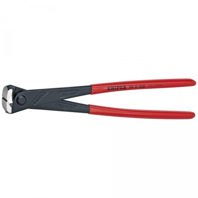 KNIPEX Tools - High Leverage Concreters' Nippers, Plastic Coated (9911250)