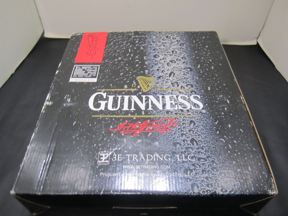 Guiness Pint Neon Wall Clock New