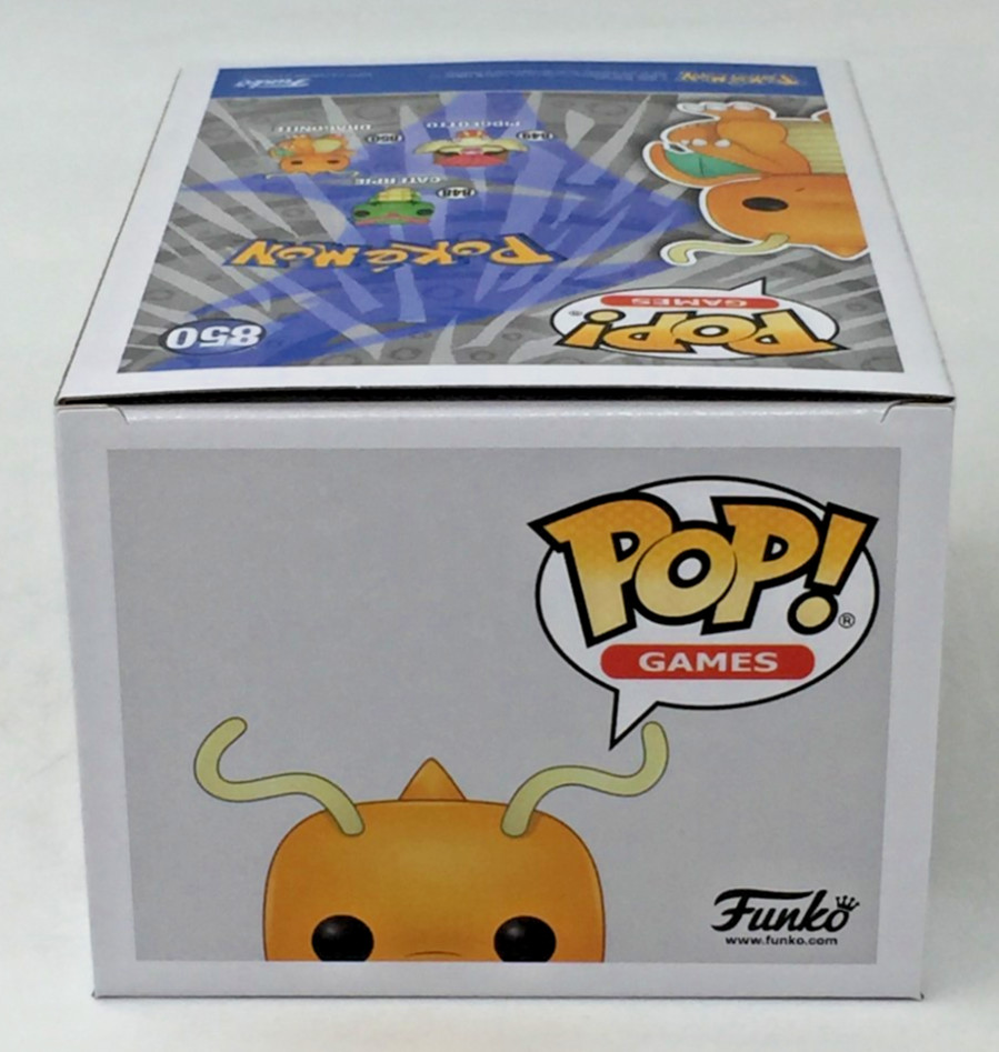 Funko Pop! Pokemon Games Dragonite #850 With Pop Protector