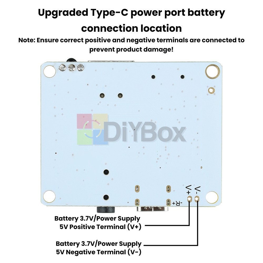 Bluetooth 5.4 Audio Receiver Board MP3 Lossless Decoder Decoding Module Type-C