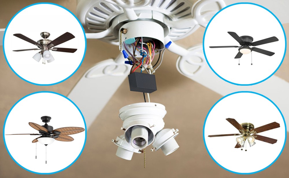 CBB61 250VAC Replacement Capacitors for Harbor Breeze Ceiling Fan (41 Models)