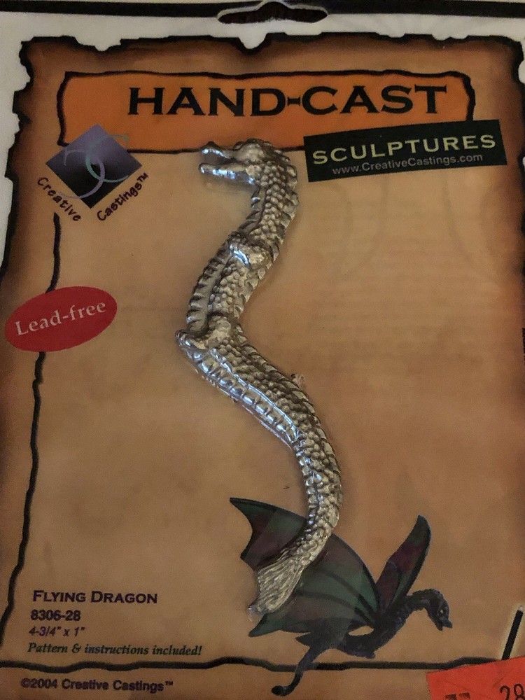 Creative Castings * Flying Dragon 8306-28 Pattern & Instructions * Lead Free