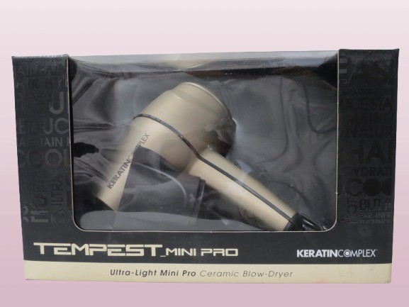 KERATIN COMPLEX TEMPEST ULTRA- LIGHT MINI PRO BLOW DRYER BOXED