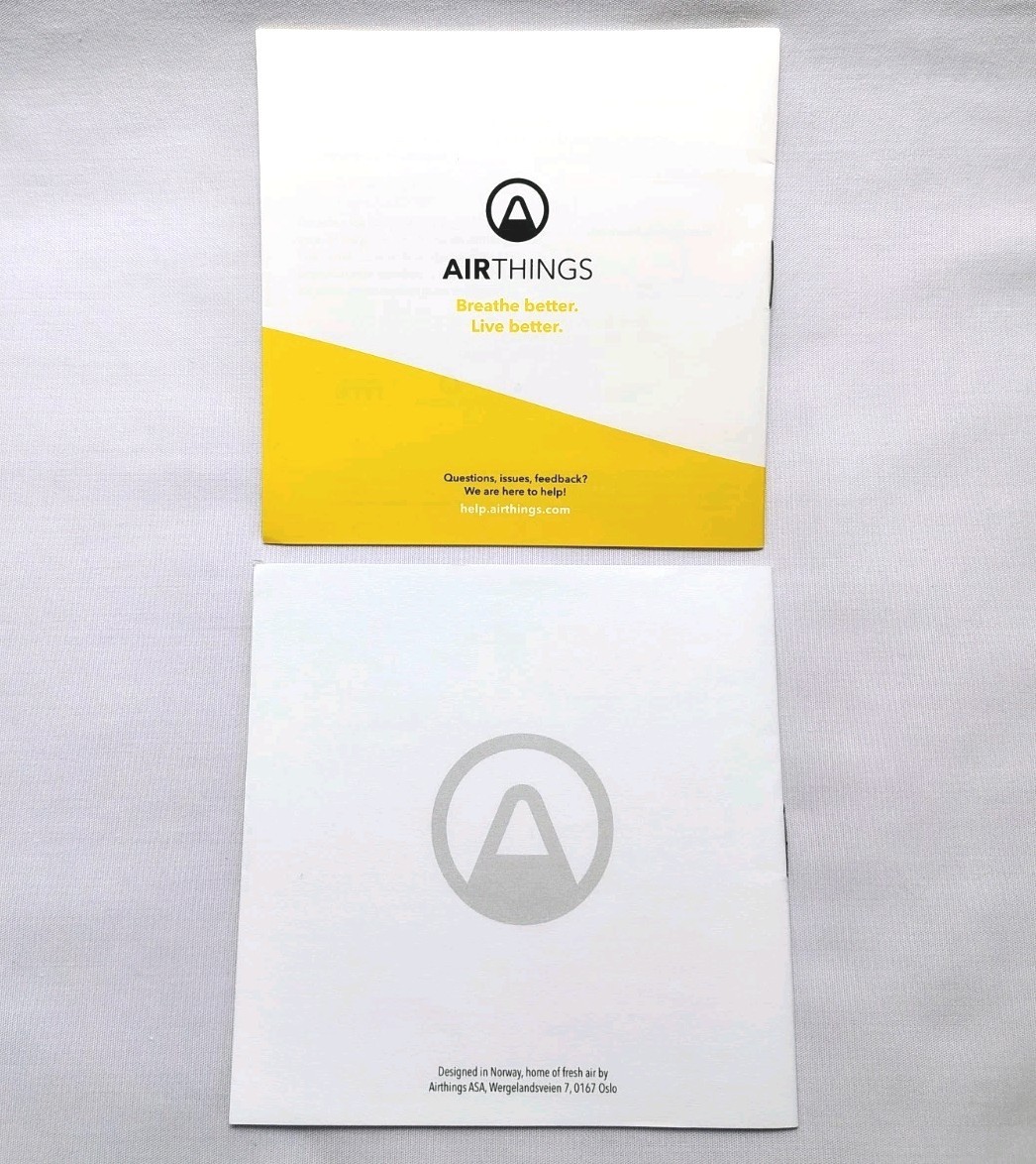 NWOB Airthings 2928 Wave Mini Battery Operated Smart Indoor Air Quality Monitor