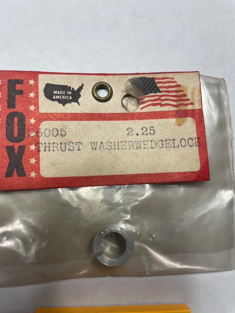 VINTAGE R/C FOX THRUST WASHER WEDGE LOCK #26005