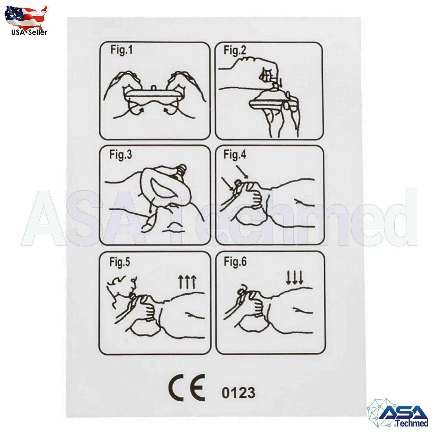 1 Pocket CPR mask in Hard Case - Mask w/O2 with Gloves