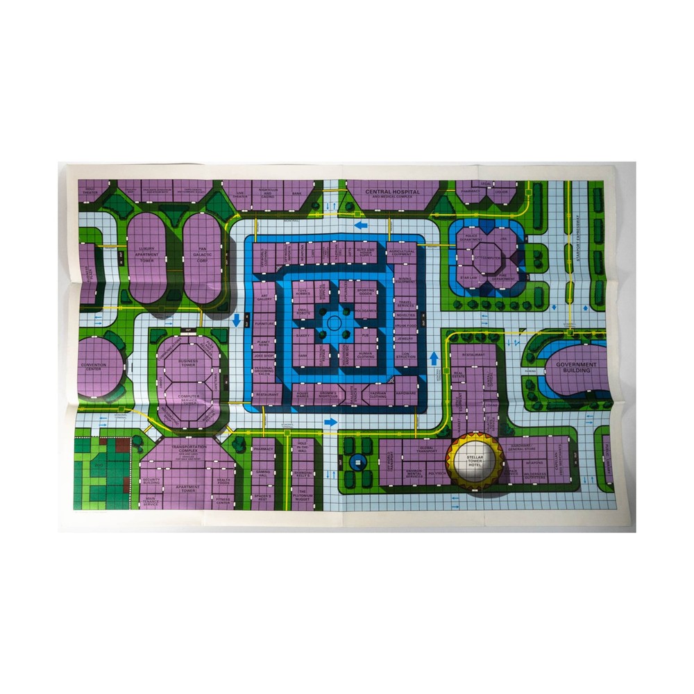 TSR Star Frontiers Star Frontiers - Map Only! Fair