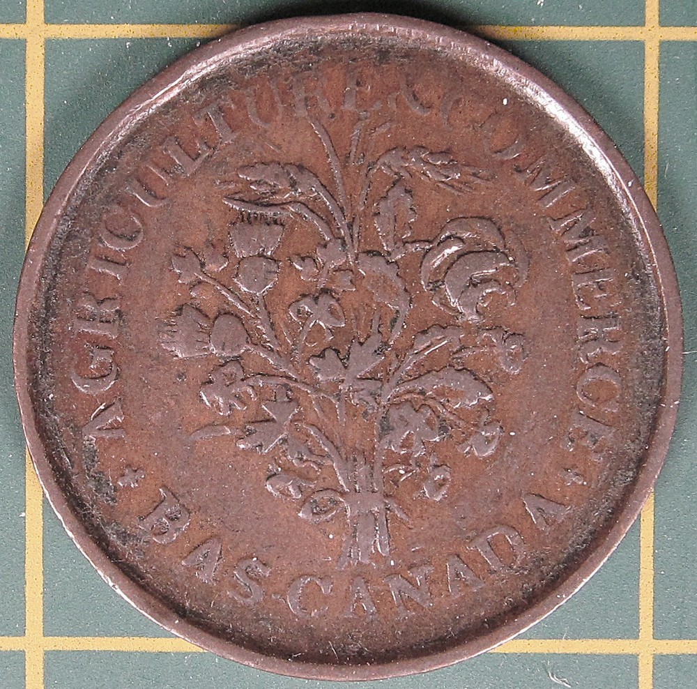 Lower Canada Un Sou Token LC-24A1