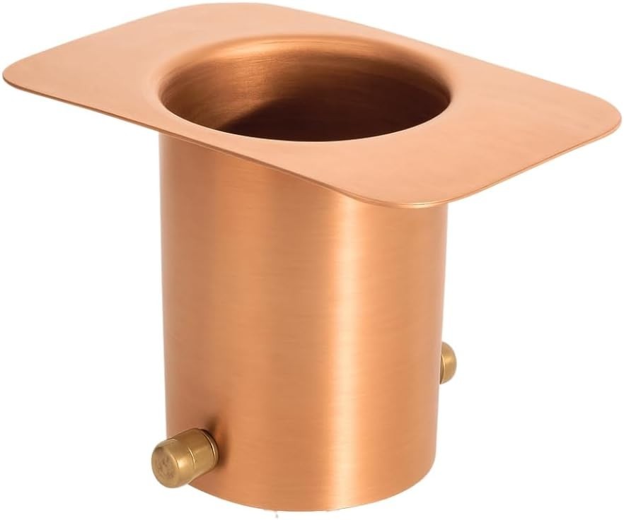 Pure Copper Rain Chain Gutter Adapter with Brass Bolt - Elegant & Rust-Resistant