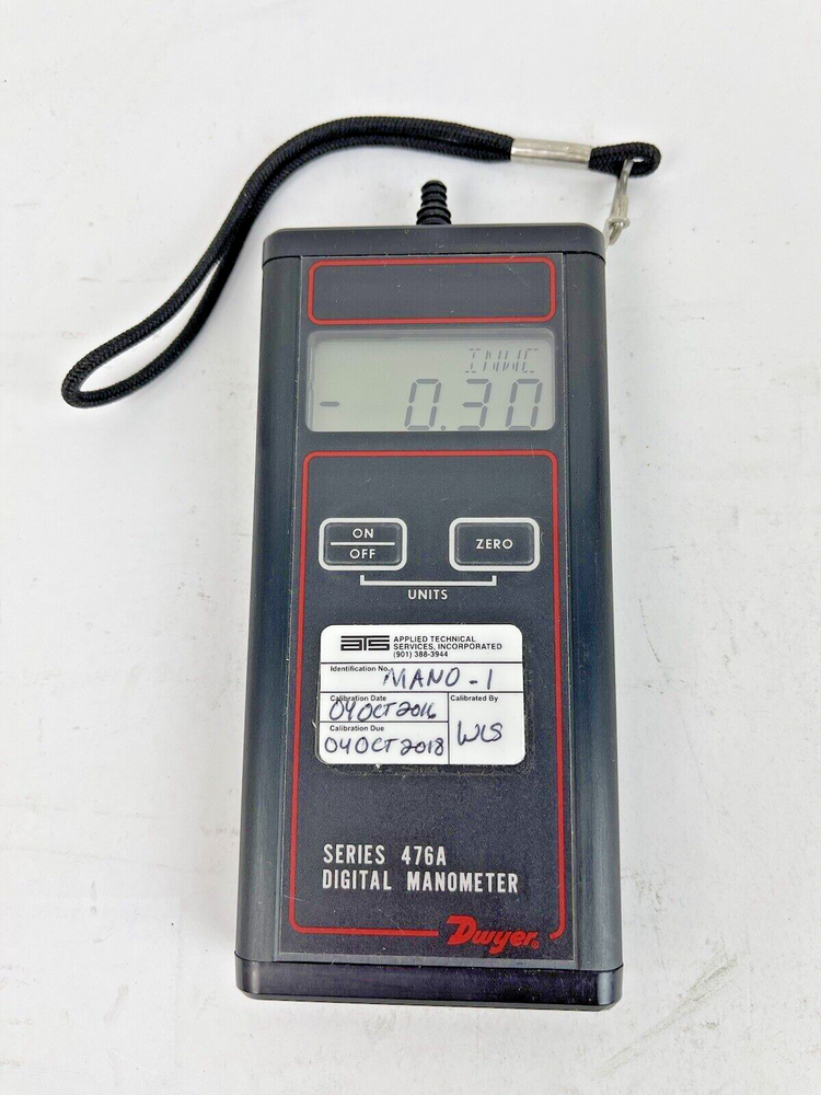 DWYER - SERIES 476A - SINGLE PRESSURE DIGITAL MANOMETER